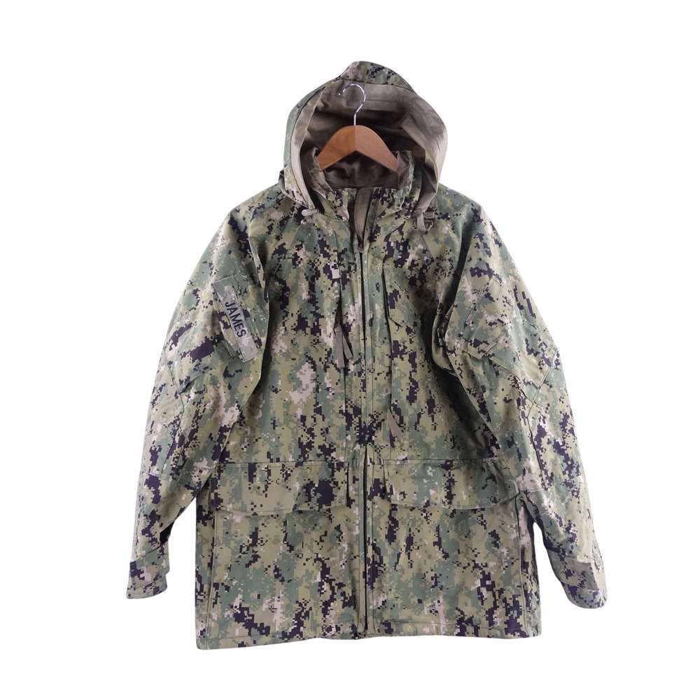 US Navy Mens Medium Regular Type III NWU Digital Camo Parka Valley Apparel